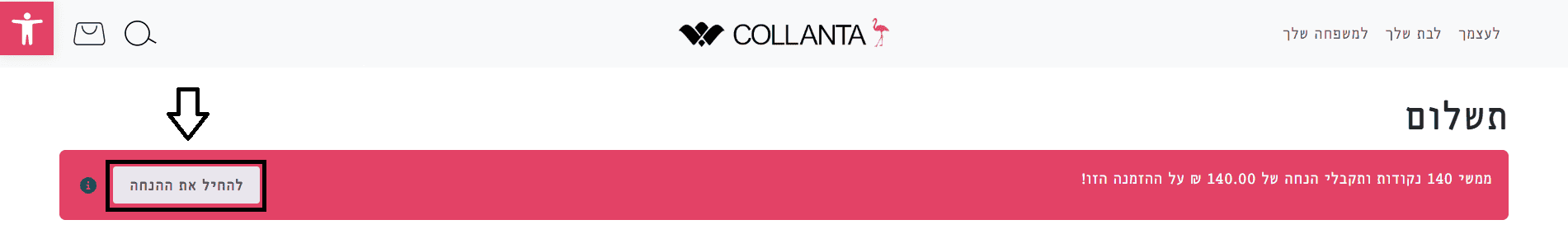 הדגמה למימוש נקודות