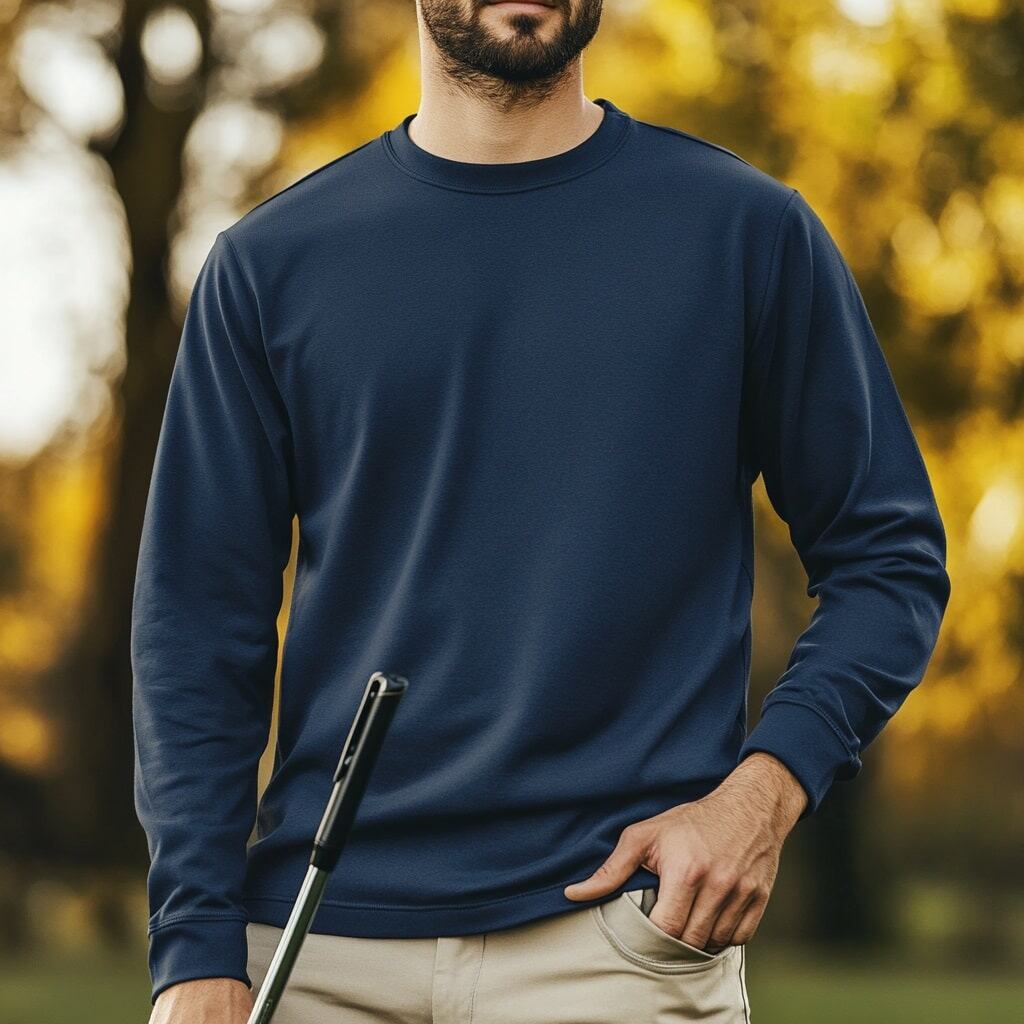 חולצה ארוכה דקה לגבר שגם מנדפת זיעה