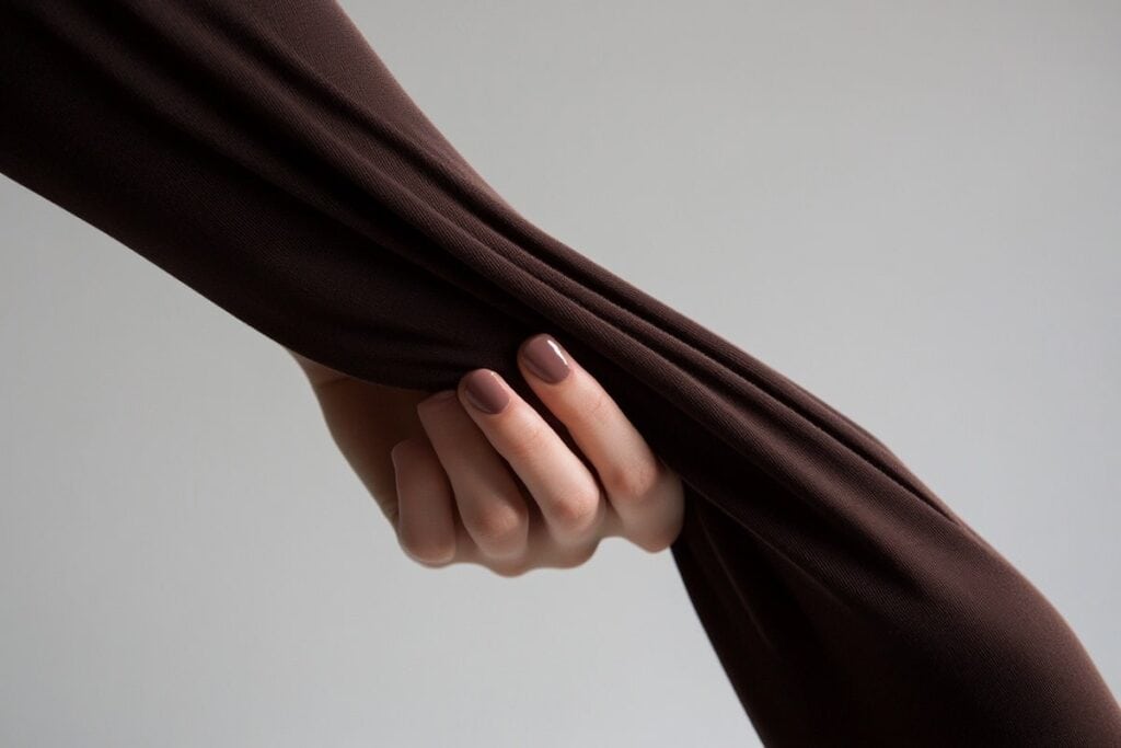 הגרביון התרמי מזכיר יותר גרביון מאשר גרב כי הוא אלסטי ונמתח מאוד